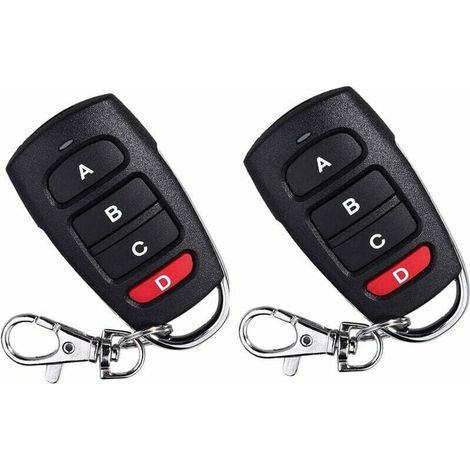 433 MHz 2-Pack Universal Replacement Remote Control for Electric Garage Door (1/4)