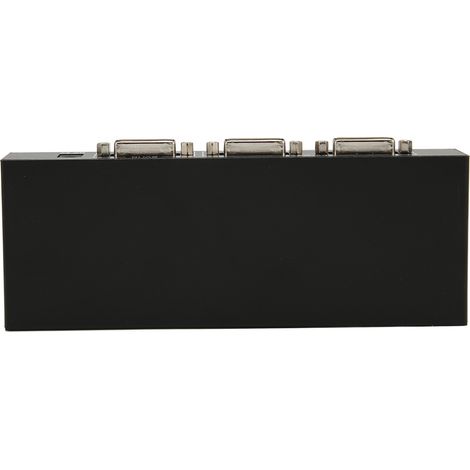 Duplicateur DVI 1 en 2 sorties, Répartiteur double écran 4K 30 bits, Alimentation large 100-240V, Compatible prise européenne (1/5)