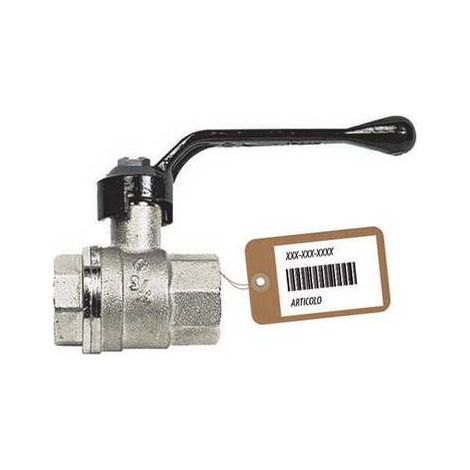 VALVOLA A SFERA FF CON LEVA F-BRICO 1/2" DN 15 PN 64