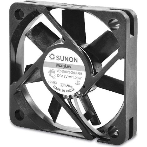 Ventilateur axial SUNON MB45101V2-A99, 45x45x10 mm, 12 V-