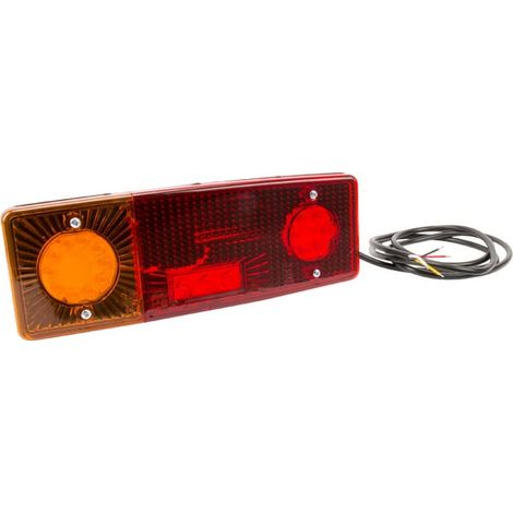 LED-Rückleuchte, links, rechteckig, 12/24 V, Kramp LA40019 (1/5)