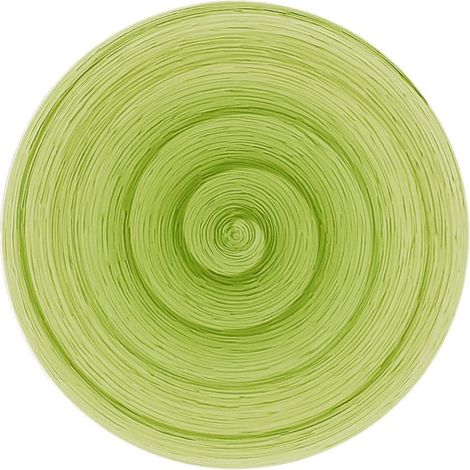 Handgemalter Keramikteller lime Ø 27,5 cm