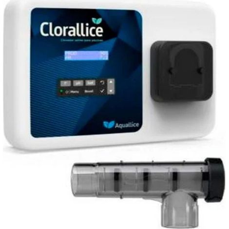 Clorador Salino Clorallice PH Duo Plus con Control pH  Producción 20 g/h  Para Piscinas hasta 40 m³  Electrólisis Salina