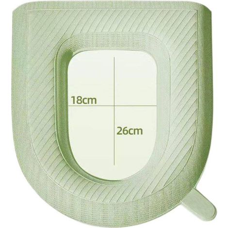 2-teiliger tragbarer Toilettensitz aus hochelastischem Schaumstoff, wasserdichte Schaumstoff-Toilettensitzmatte, universell für alle