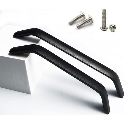 ZOLGINAH 2 maniglie per ante di mobili da cucina e pomelli per cassetti, maniglie per cassetti di armadi, maniglie per mobili da camera da letto, interasse fori 320 mm (1/5)