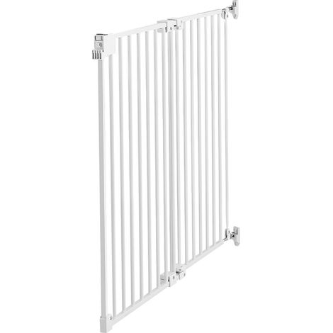 Mophorn Cancelletto di Sicurezza per Bambini, Recinzione Regolabile da 670 a 1080 mm, Altezza 715 mm, Senza Barra Inferiore, Facile da Installare con Kit di Montaggio, Ideale per Porte (1/5)