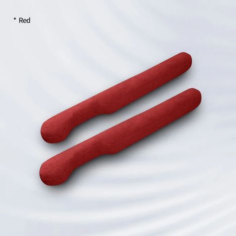 (Lot de 2 rouges) Bouchons anti-fuite pour bords de sièges auto, en daim, universels, pour combler les espaces et éviter les chutes. Produits décoratifs. (1/5)