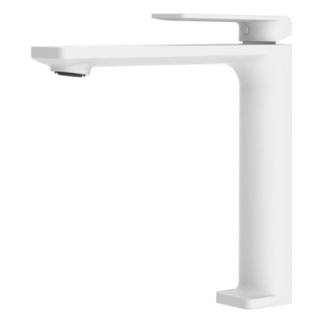 Mice - Grifo de lavabo con caño alto - monomando alto de baño Color Blanco Mate BDF016-3BL (1/2)
