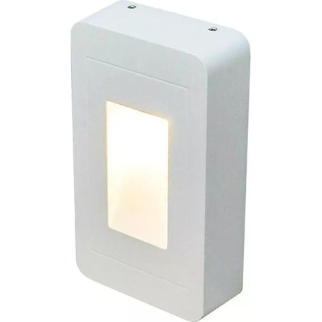 Applique Led Luce Calda Faretto 12 W Segnapassi Lampada Ip65 Esterno Bianco Es62 (1/4)