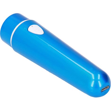 Mini-Elektrorasierer 012, tragbar, wiederaufladbar, USB-aufladbarer Bart- und Haartrimmer, blau, für Damen und Herren, mit integriertem Lithium-Akku (1/5)