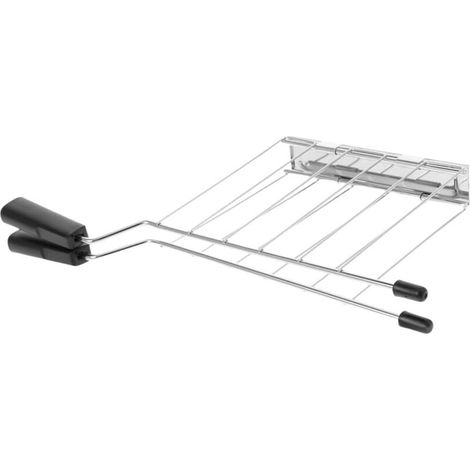 Pinces pour grille-pain, pinces pour grille-pain, grille et fond de récipient en acier, poignées en plastique à haute résistance thermique, s'adapte à la plupart des machines à pain
