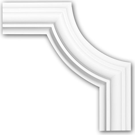 Elemento angolare 152308 Profhome elemento decorativo design classico senza tempo bianco