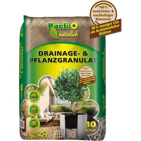 HACK Granulés de drainage et de plantation 25 l Pumice lavée Amendement du sol Paillis