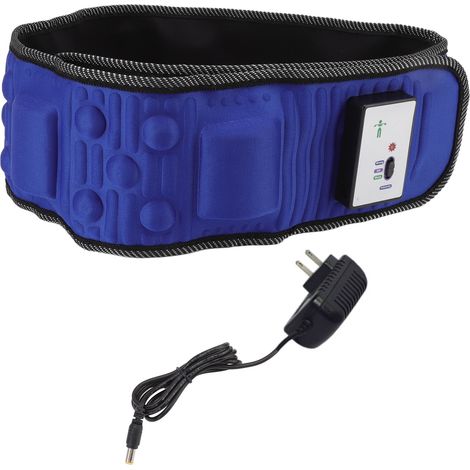 Ceinture chauffante électrique de massage lombaire, coussin chauffant pour abdomen, minceur corporelle, prise US 100V-240V (1/5)
