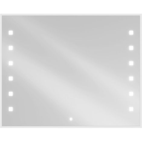 Mexen Ner espejo de baño iluminado 100 x 80 cm, LED 6000K, antivaho - 9809-100-080-611-00 (1/5)