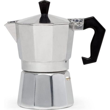 Macchina per caffè espresso per 3 tazze, in alluminio (1/5)