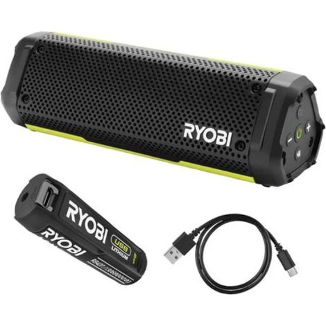 RYOBI Altoparlante Bluetooth al litio 4V USB - Batteria 2,0Ah - RS4-120G