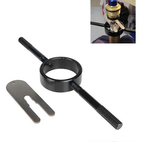 Ensemble d'outils de compression de ressorts de fourche Precision Engineered pour améliorations de motos (1/4)