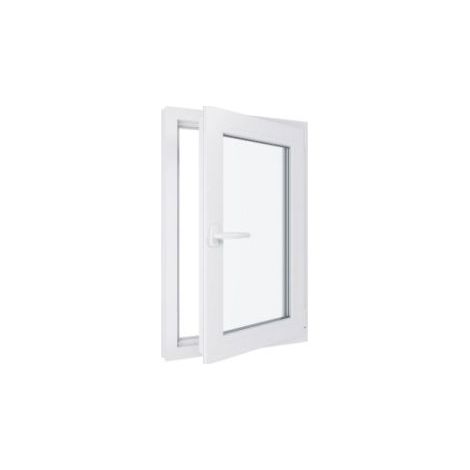 Finestra in PVC - Triplo vetro - Bianco - 600 mmx900 mm cm