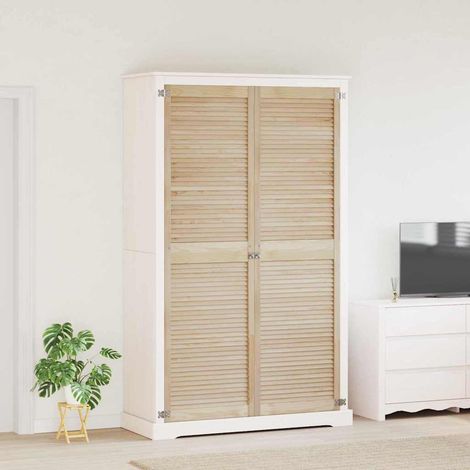 vidaXL Porte de Cabinet avec porte 2 pcs Naturel 201 x 2,1 x 59,5 cm
