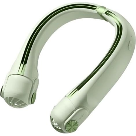 Mini ventilatore senza pale，ventilatore a sospensione，ventilatore ricaricabile，ventilatore portatile con 3 velocità (modalità vegetale) (1/5)