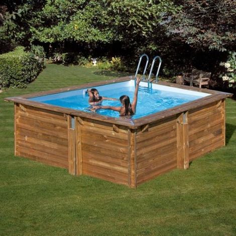 PISCINA CARRA DE MADERA 300 X 300 X 119 ALTO (1/5)