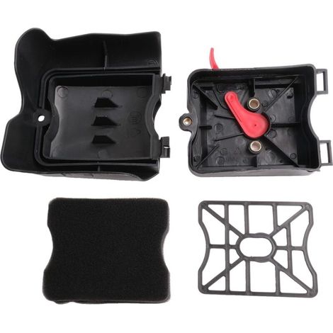 Gruppo filtro aria per decespugliatore BC430 da 43cc, 49cc, 52cc. Compatibilità motore: include 40F 5 e 44F 5 per tosaerba.