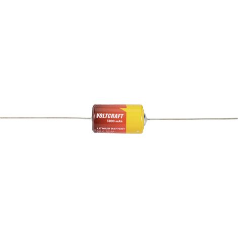 VOLTCRAFT ER 14250 AX Spezial-Batterie 1/2AA Axial-Lötpin Li-SoCl2 3.6 V 1200 mAh 1 St.