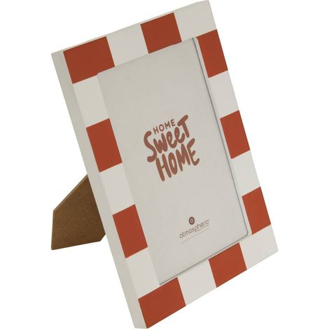 Marco de fotos Homy rectangular de 10 x 15 cm, color naranja - Atmosphera créateur d'intérieur (1/3)