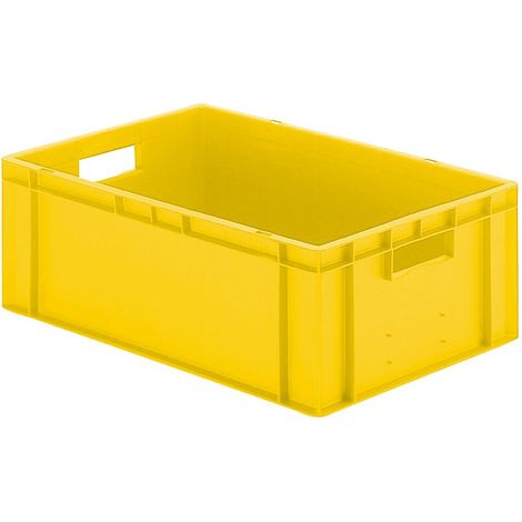 Transport-Stapelkästen, gelb Maße in mm (BxTxH): 600 x 400 x 175