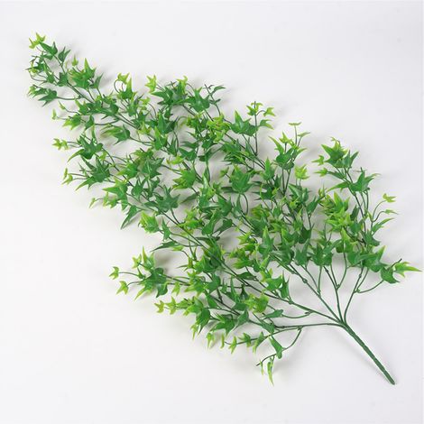 Lot de 3 fausses plantes suspendues 30,7 pouces guirlande de lierre à feuilles artificielles décoration murale intérieur extérieur maison jardin mariage rouge (1/4)