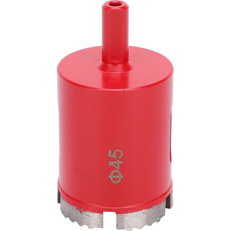Mèche de scie WaveTooth à revêtement diamant rouge, outil de perçage électrique à poignée droite, 45 mm