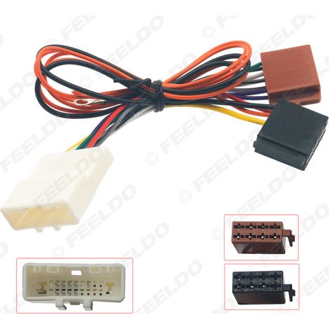 Lossless ISO connection cable compatible with Nissan/Subaru/Opel Movano car audio CD players power cable for upgrading the audio CD player (1/5)