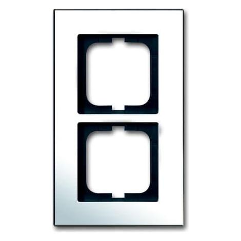 Cadre 2 Poussoirs Chrome 2CKA001754A4361 ABB 586151