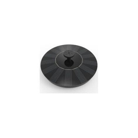 – Fuente solar de jardín de 1,4 W – Bomba sumergible para estanques, acuarios y jardines – Caudal de 150 l/h, altura de 55 cm, ABS – Crezuo