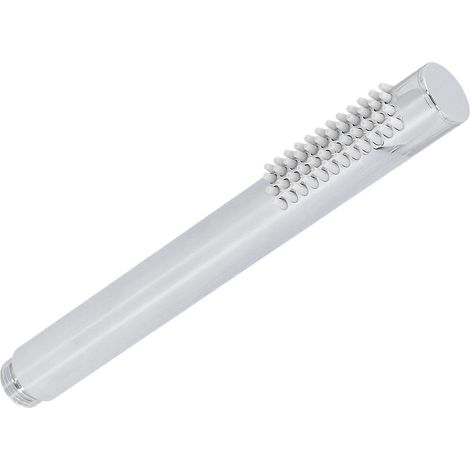 Pommeau de douche en cuivre G1.2 avec buse en silicone - 21,8 x 2,3 cm - Argent (1/5)