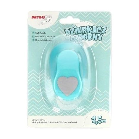 Dekorative Stanze – Herz 2,5 cm, gemischt