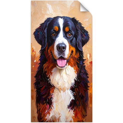 Selbstklebendes Poster – Wandsticker Berner Sennenhund 60x120 cm (1/3)