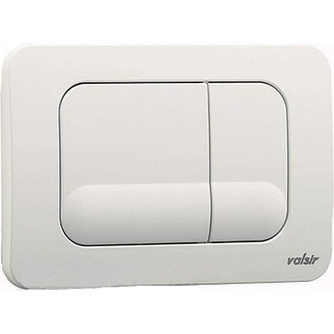 Placca bianca ricambio bagno doppio scarico 245x165 vs0870501 valsir