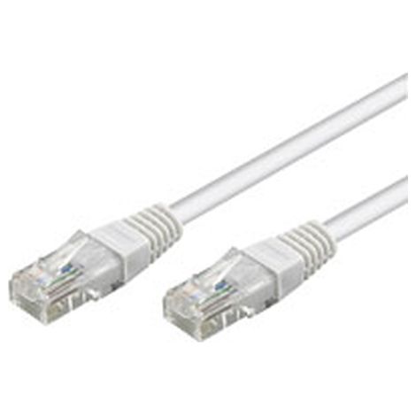 goobay 95257 CAT 6 - Cable de enlace, U/UTP, blanco, 0,25 m