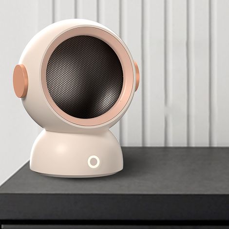 Nouveau petit radiateur électrique silencieux et puissant de bureau rose (1/5)