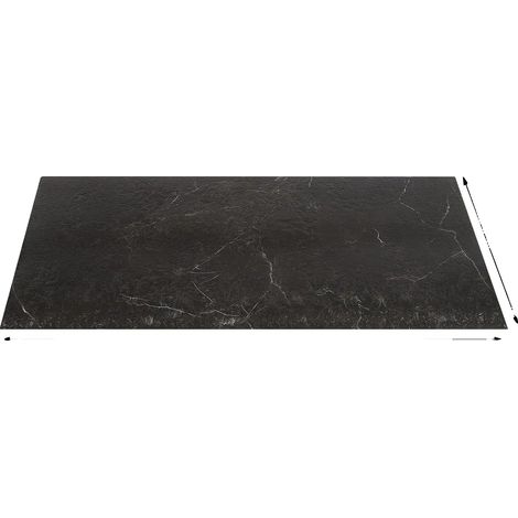 Piastrelle autoadesive per pavimenti, materiale resistente, colore nero (1/2)
