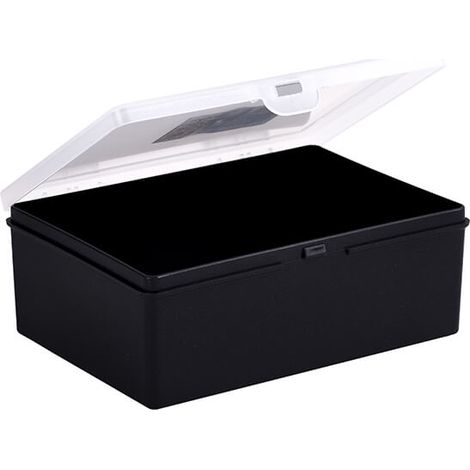 Wham Organiser Box 2.02 19cm Deep Recycled Black/Clear