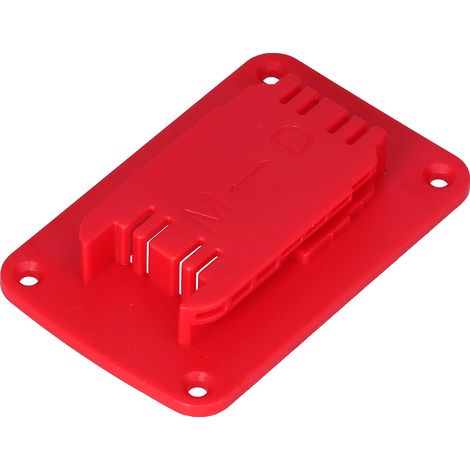 5-teiliges Werkzeughalter-Set mit Akkubefestigung und Aufbewahrungsgestell für Milwaukee Elektrowerkzeuge (Rot) (1/5)