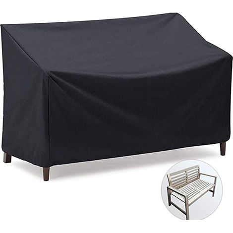 Housse De Banc De Jardin - 420D Oxford Imperméable Et Résistante Aux UV - Pour Banc 4 Places Longueur 185 Cm Largeur 69 Cm - 1 Pièce