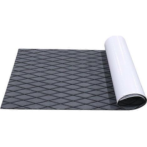 Tapis de pont en mousse EVA imitation teck pour bateau ou yacht, 35 x 190 cm (1/4)
