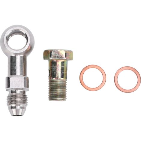 Portant à élevée 4An à 1/8 Pouces NPT Banjo Screw/Fastener Kit en Acier Inoxydable pour la Connexion Sécurisée et Les Applications Polyvalentes. (1/5)