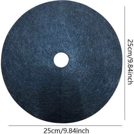 (25 cm) Nouvelle toile de protection pour arbres, toile de paillis écologique, anneau de paillis rond, barrière anti-mauvaises herbes, couverture pour plantes pour jardins intérieurs et extérieurs (1/4)