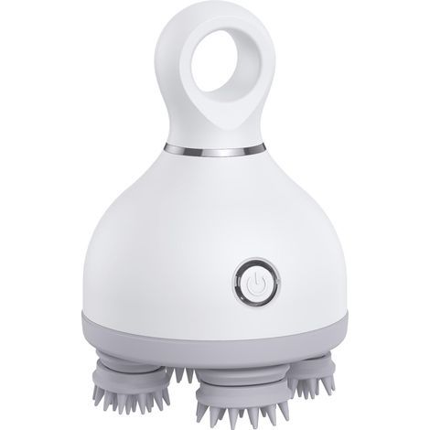 Masseur Electrique de Cuir Chevelu, Masseur de Tête Portatif Sans Fil avec 128 Nœuds de Massage, 3 Modes de Pétrissage, Masseur Portable pour Animaux de Compagnie pour Chiens et Chats (1/5)