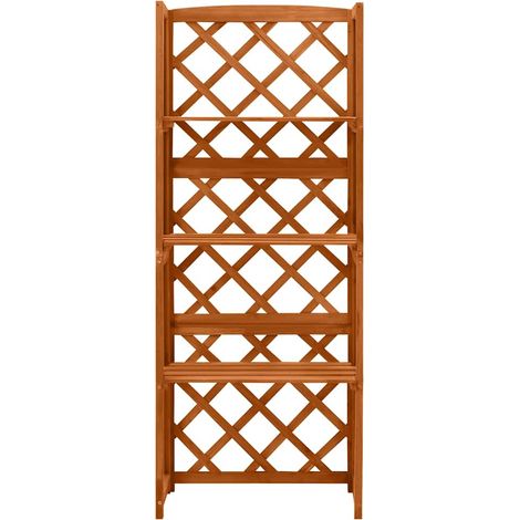 Maison Exclusive - Treillis avec étagères 55x30x140 cm Bois de sapin massif (1/5)